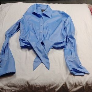 Veranique Young women's cropped blouse size 10